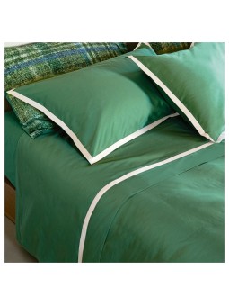 MEDIUM GREEN-BIANCO SETA